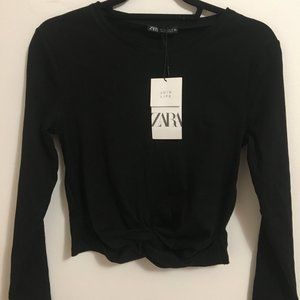 Brand New, Black Long Sleeve Zara Shirt